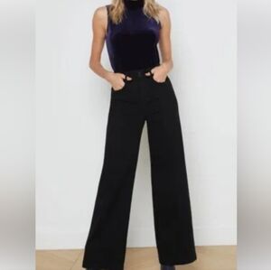 L'agence Ultra  High Rise Janine wide leg Trousers size 26 VG Preloved Condition